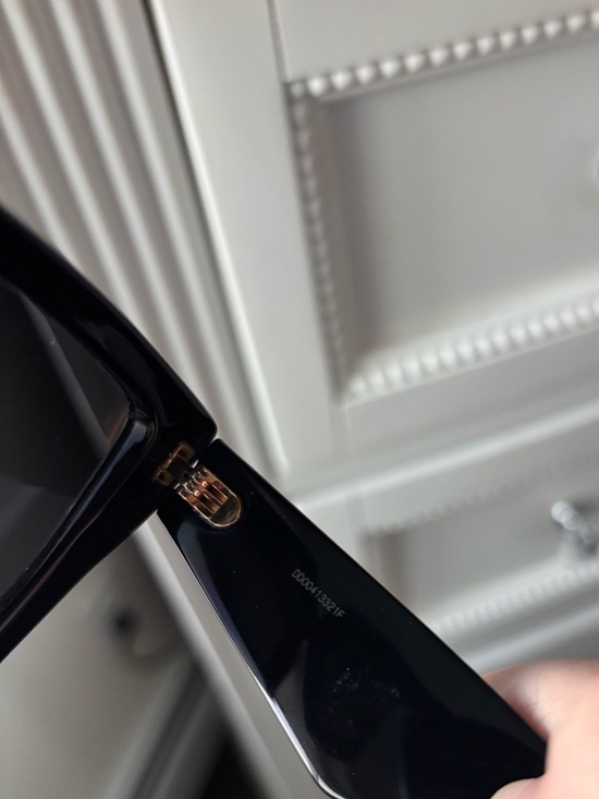 Dolce & Gabbana Black Sunglasses with Gold DG Women’s DG4438 55MM - Picture 6 of 10